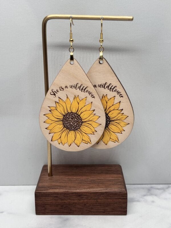 Sunflower Dangle Earrings